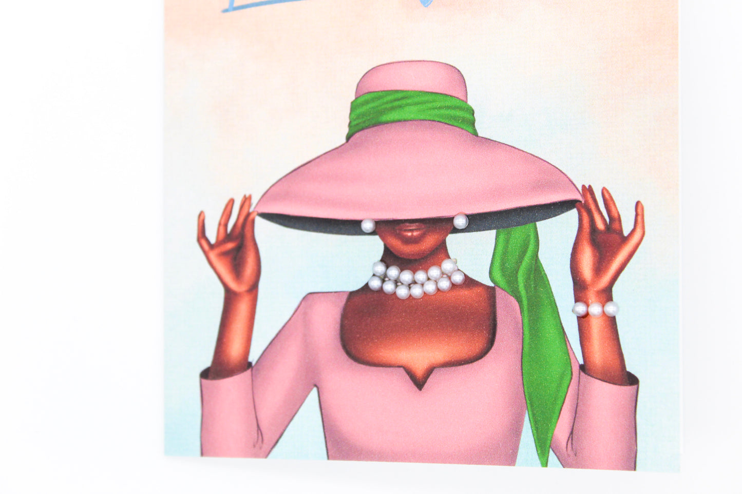 Elegant Woman Thank You Card-2