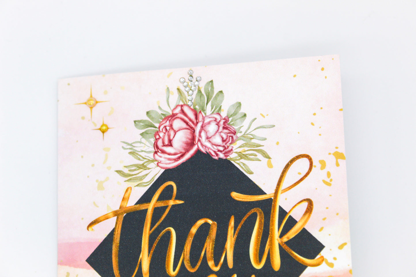 Golden Florals Thank You Card-7