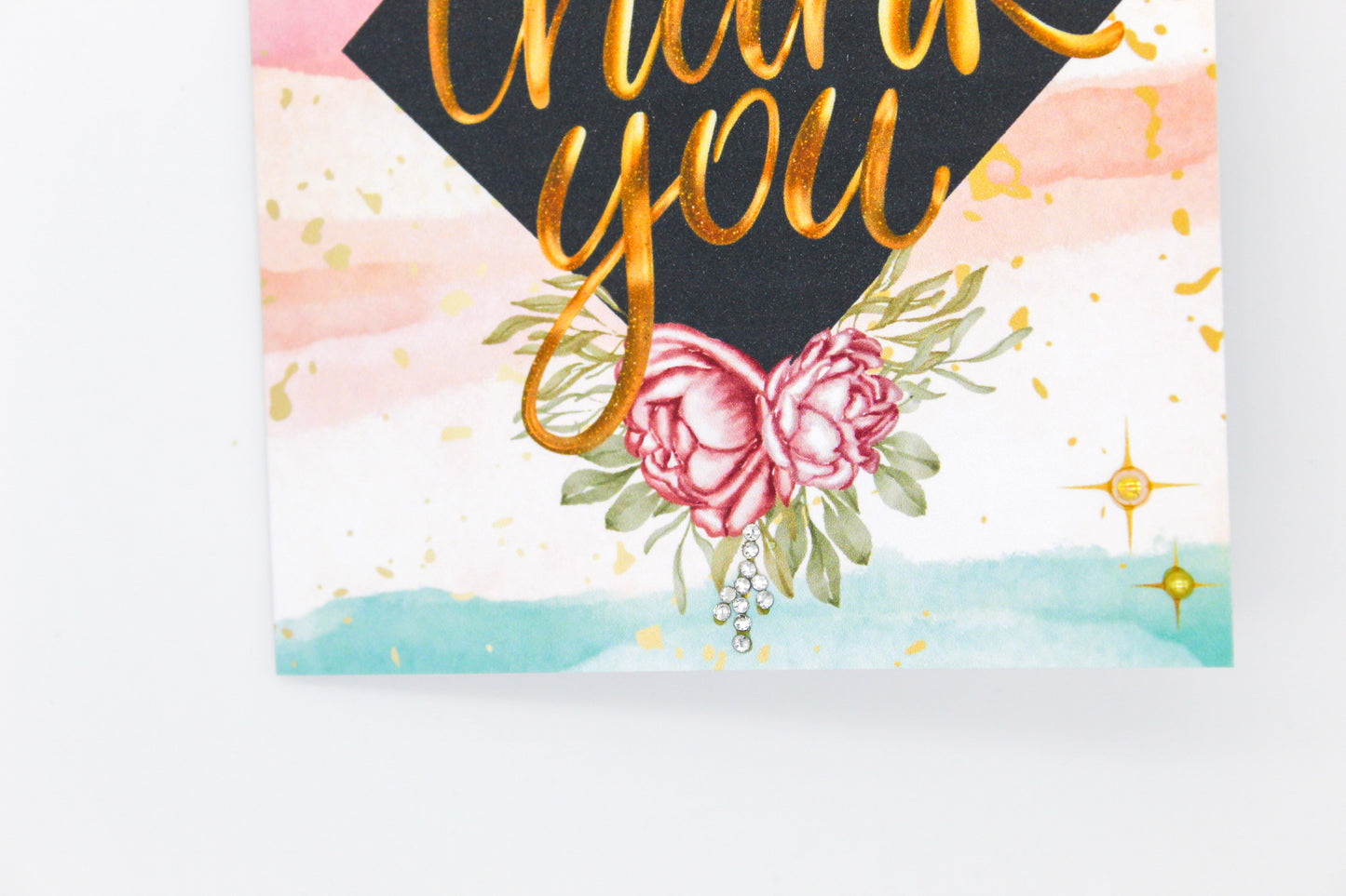 Golden Florals Thank You Card-7