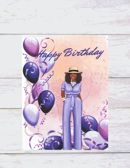 A Purple Affair I Birthday Card-1