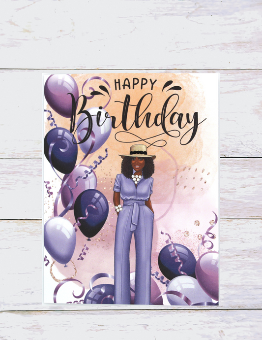 A Purple Affair III Birthday Card-3
