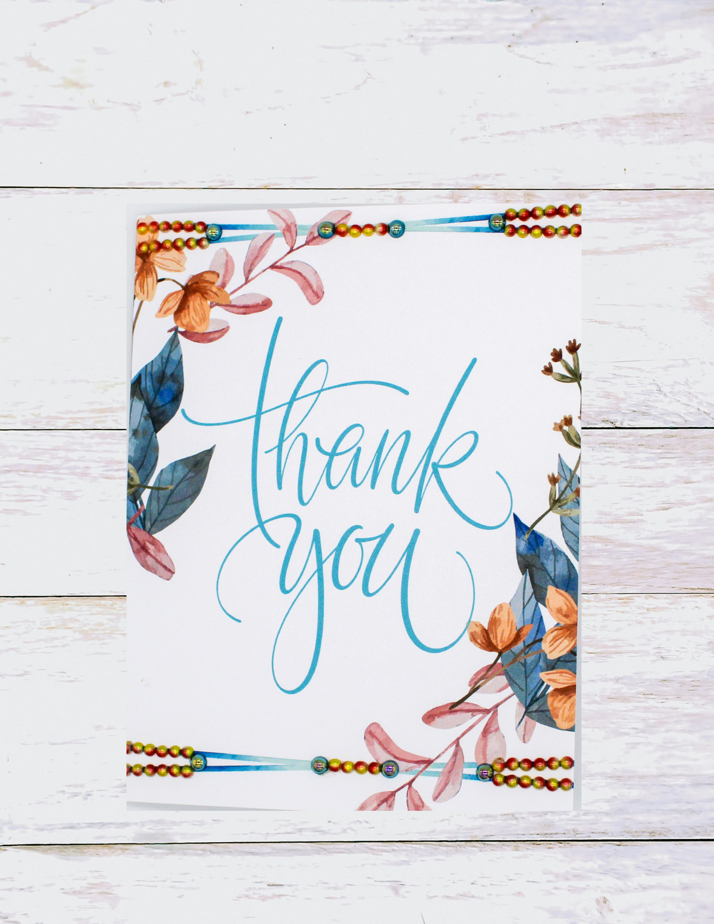 Floral Accents Thank You Card-1