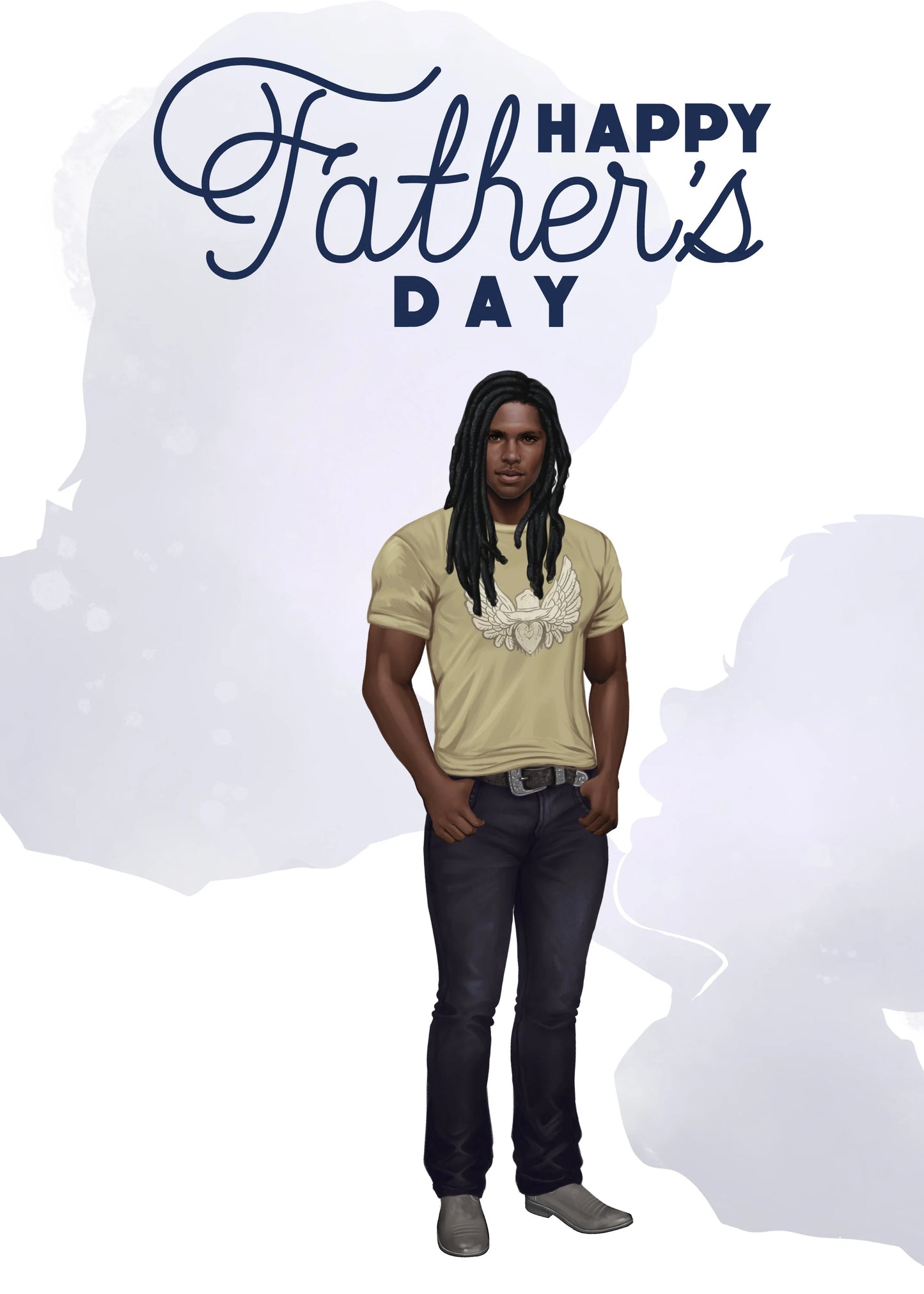 A Father's Strength and Love Card