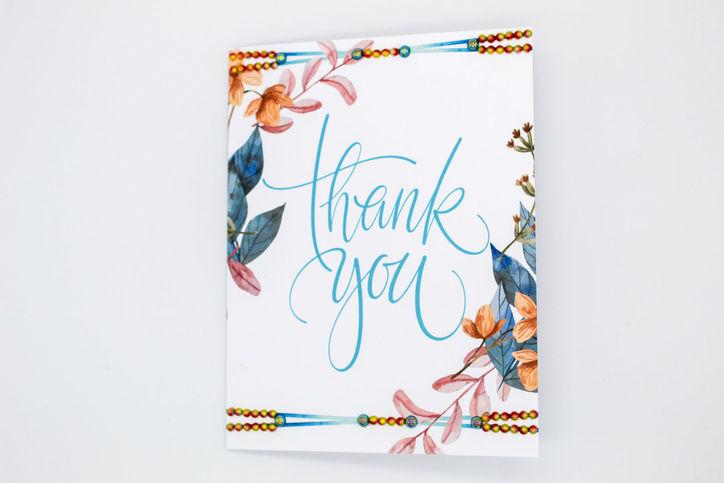 Floral Accents Thank You Card-1