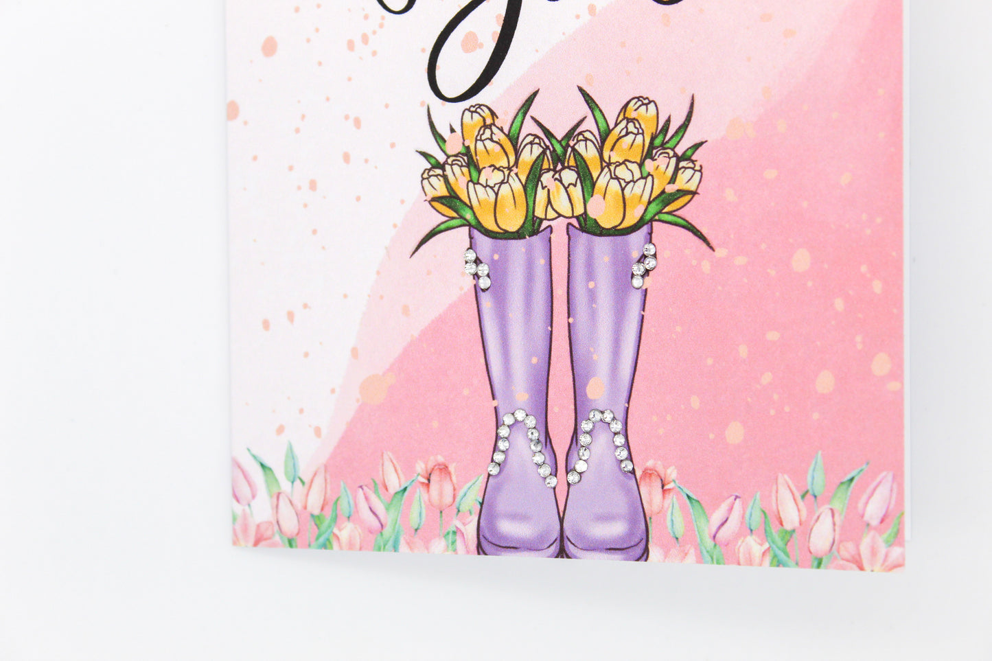 Purple Boots Thank You Card-4