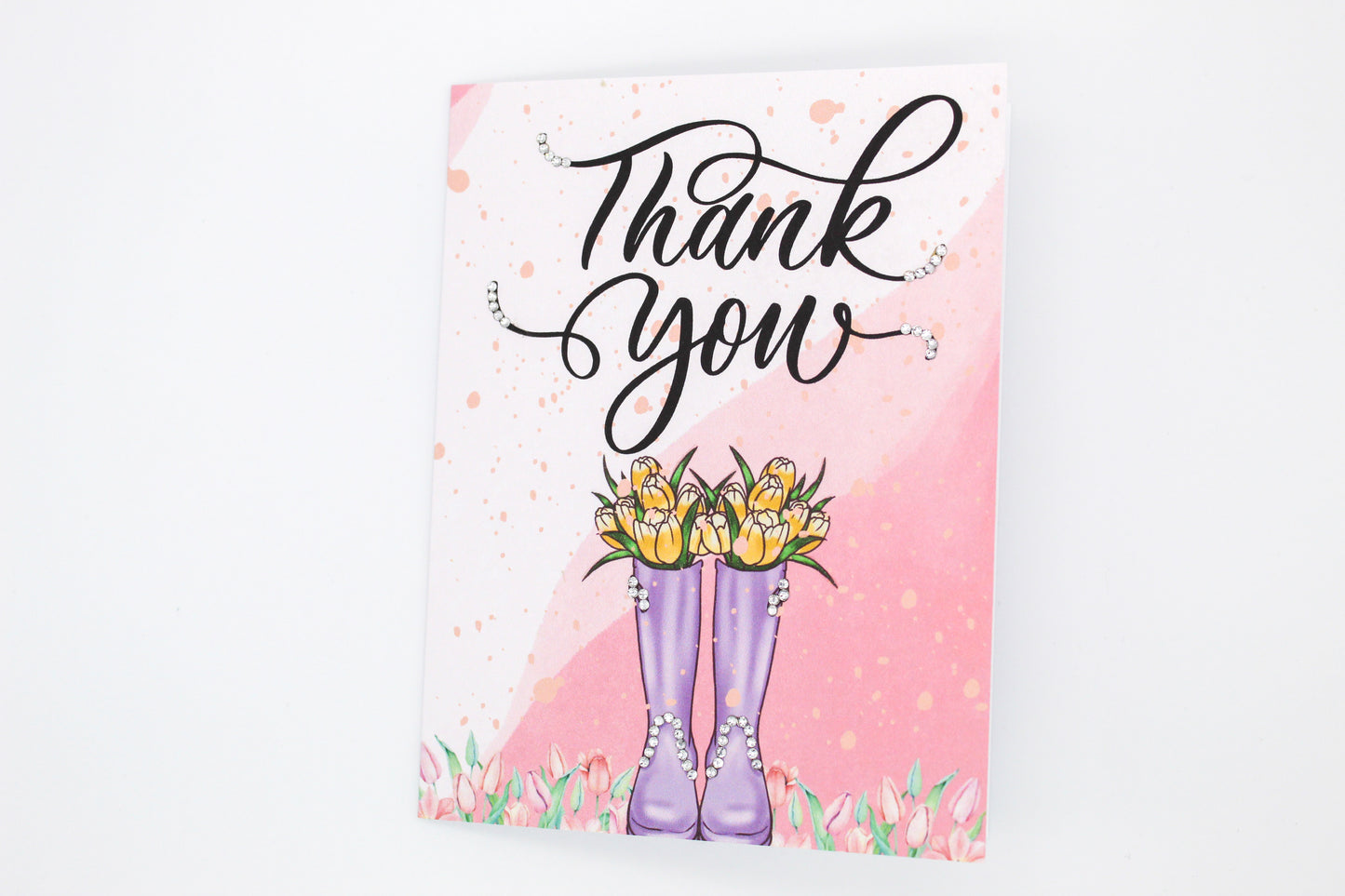Purple Boots Thank You Card-4