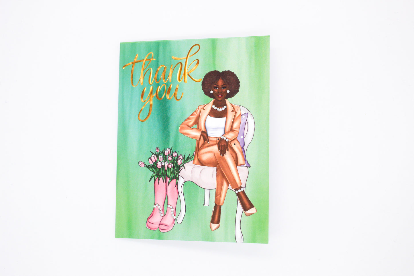 Confident Woman Thank You Card-3