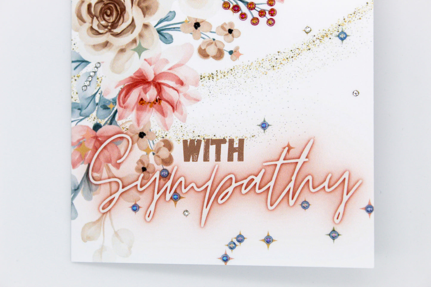 Floral Elegance Sympathy Card-1