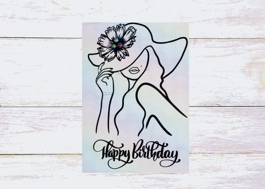 Floral Elegance Birthday Card-16