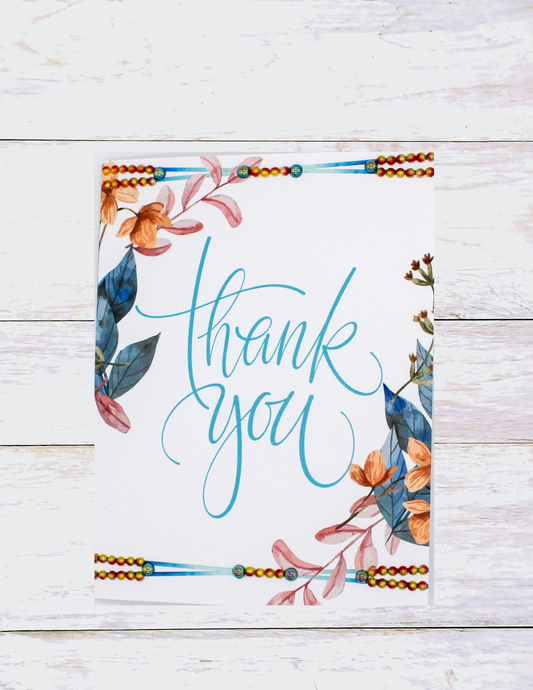 Floral Accents Thank You Card-1
