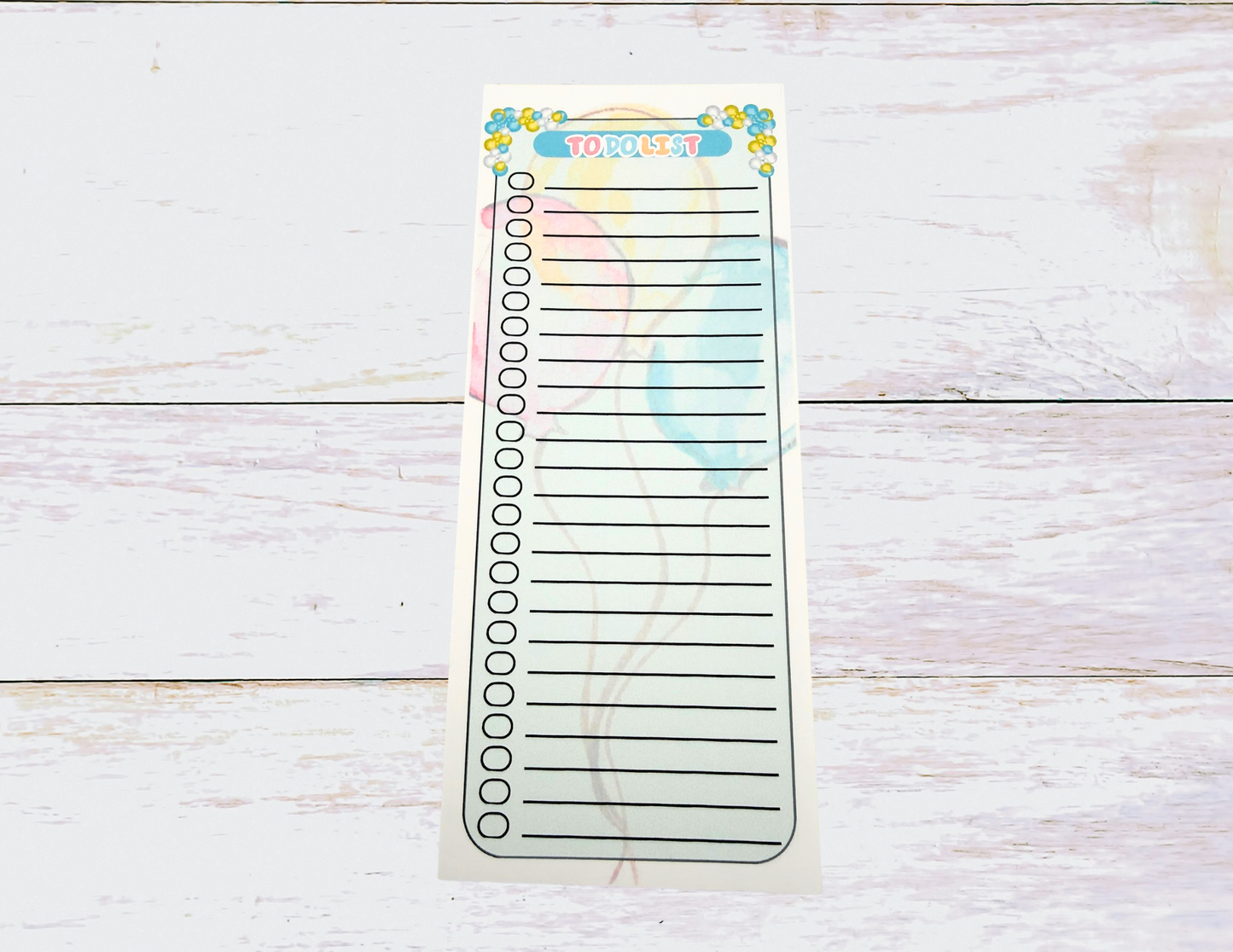 Balloon To Do List #7