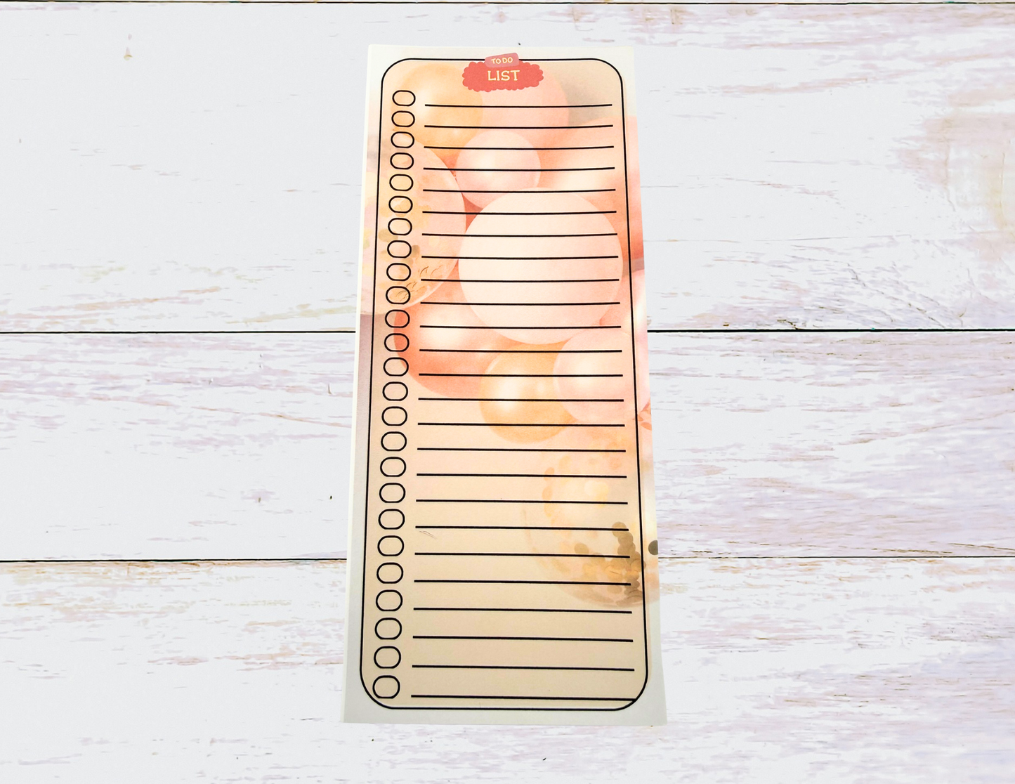 Floral and Yellow To Do List #10