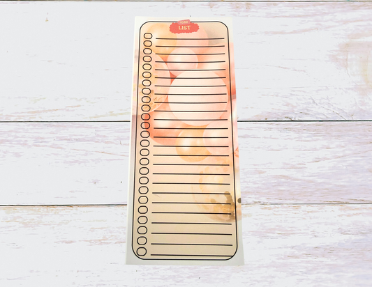 Floral and Yellow To Do List #10