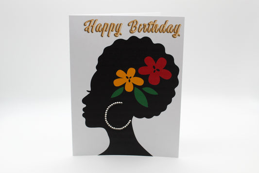 Floral Beauty Birthday Card-25