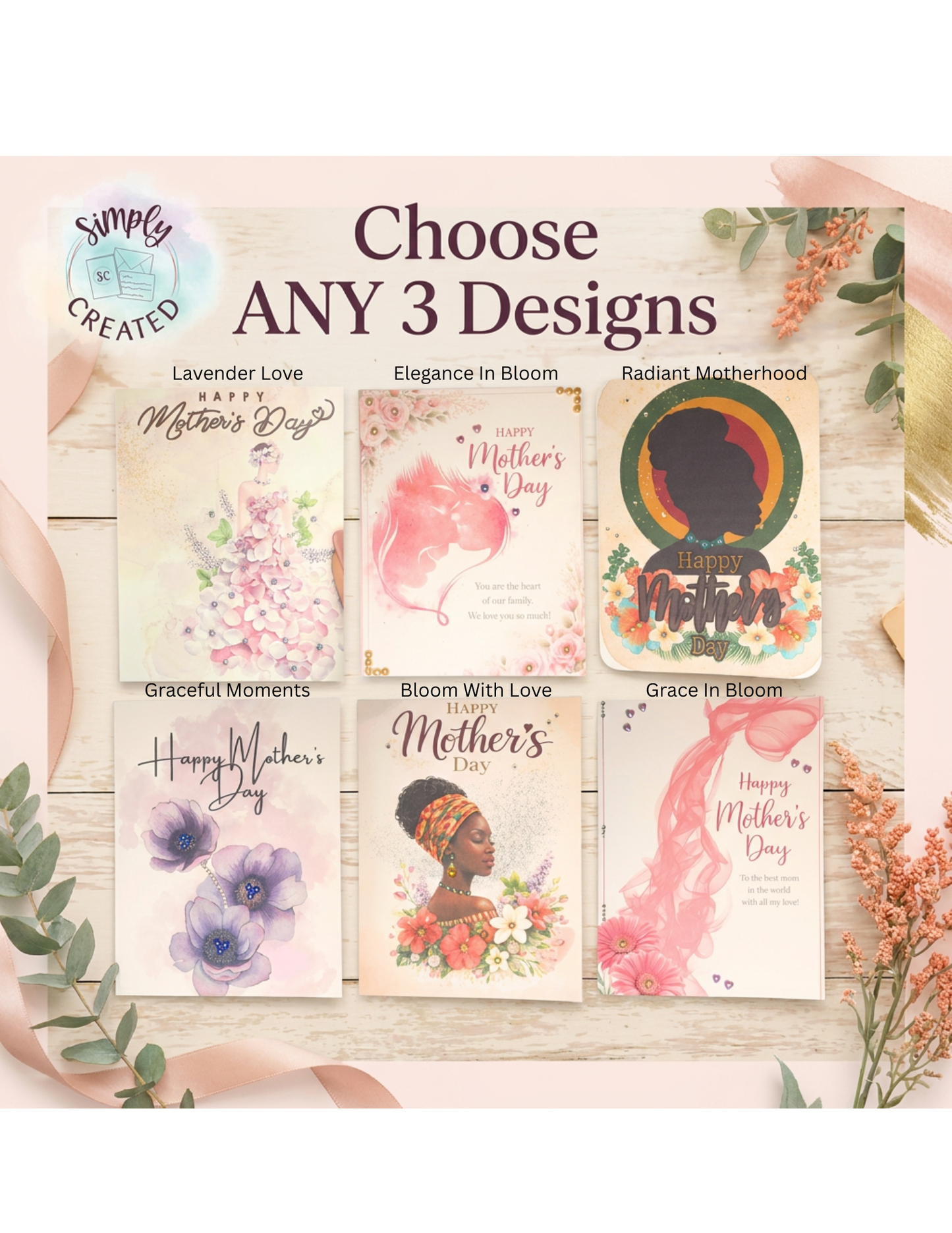 Mother’s Day Card Bundle | Pick Any 3 for $15