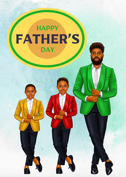 Father's Day Family Celebration Card
