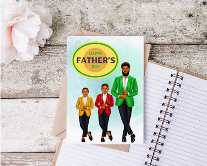Father's Day Family Celebration Card