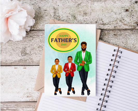 Father's Day Family Celebration Card