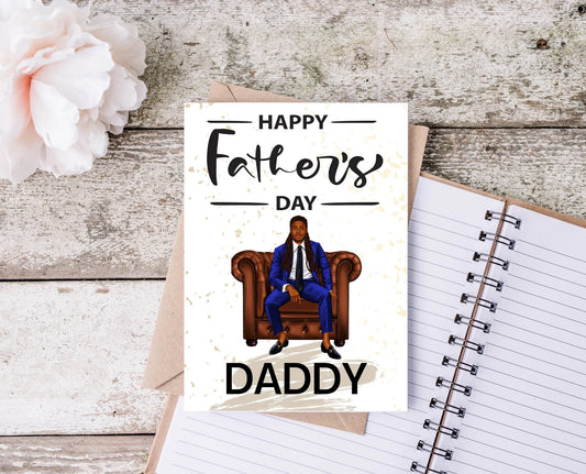 Daddy, You're My Hero Father's Day Card