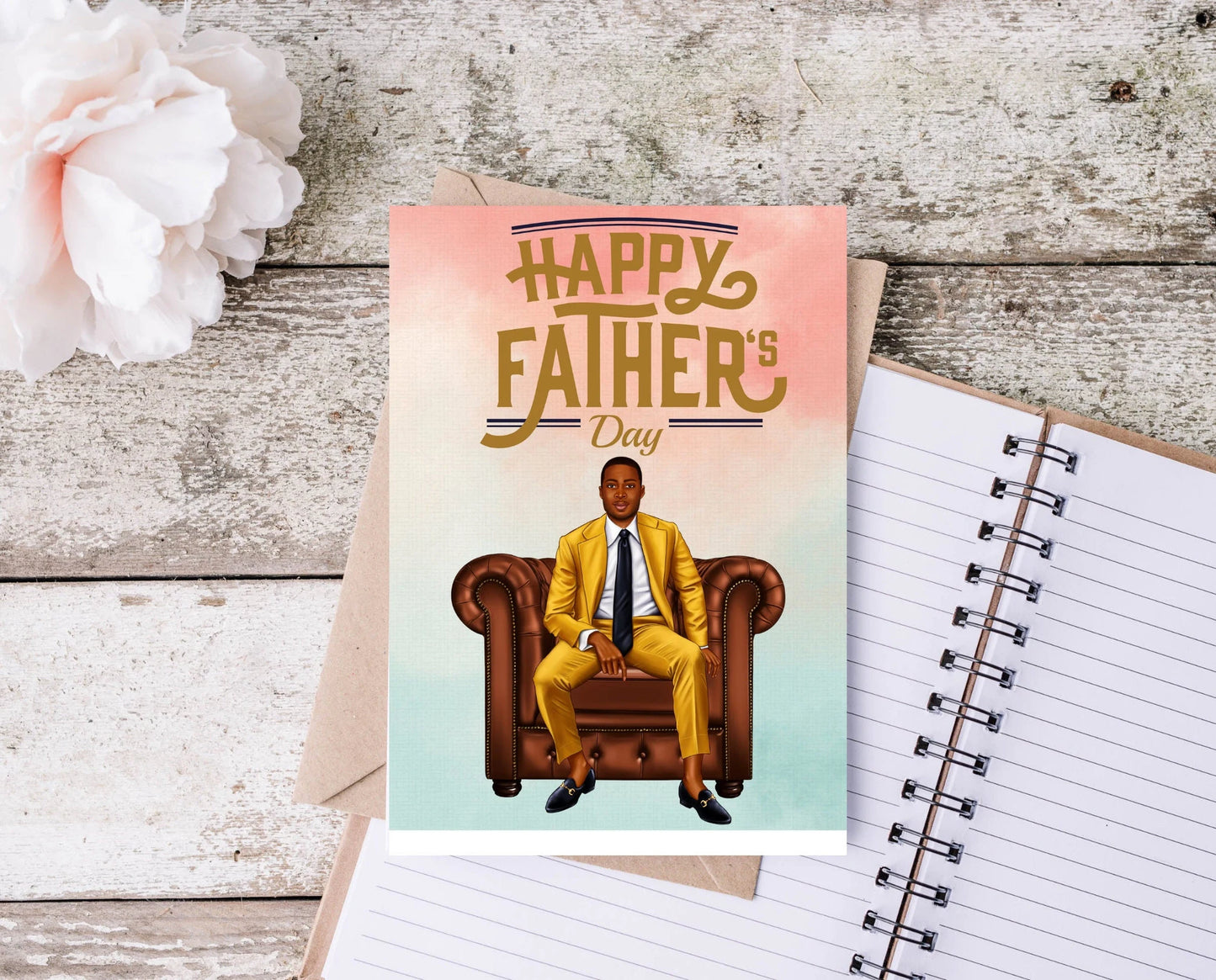 King of Our Hearts Father's Day Card