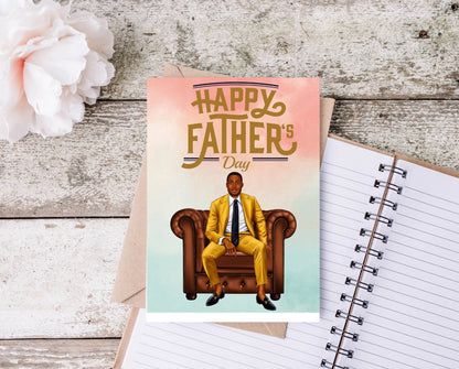 King of Our Hearts Father's Day Card