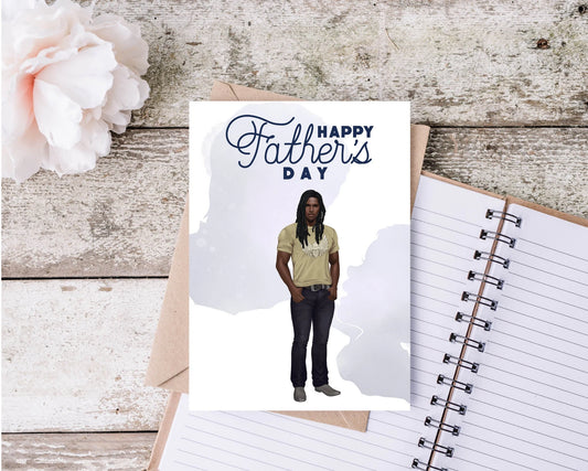 A Father's Strength and Love Card